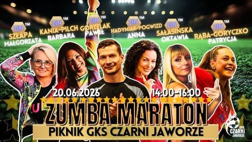 Energetyczny Maraton Zumby w Jaworzu – 20 czerwca 2026