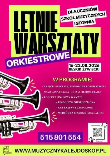 Letnie Warsztaty Orkiestrowe 2026 w Beskidzie Żywieckim