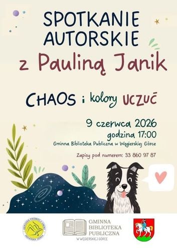 Spotkanie z Pauliną Janik i jej książką „Chaos i kolory uczuć” w Węgierskiej Górce