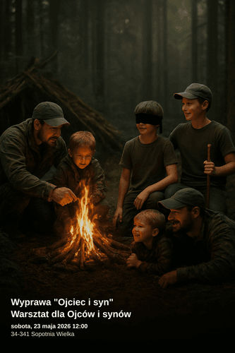 Warsztat Ojciec i Syn w Dzikich Szałasach – Beskid Żywiecki