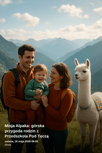 Rodzinna Wyprawa Górska 'Misja Alpaka' w Wiśle