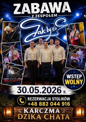 Wieczór taneczny z zespołem Jakby Co w Karczmie Dzika Chata