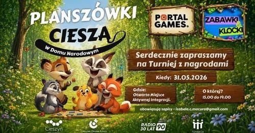 Turniej gier planszowych dla dzieci w Cieszynie z nagrodami