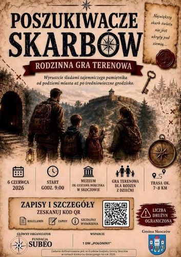 Rodzinna gra terenowa „Poszukiwacze Skarbów” w Skoczowie