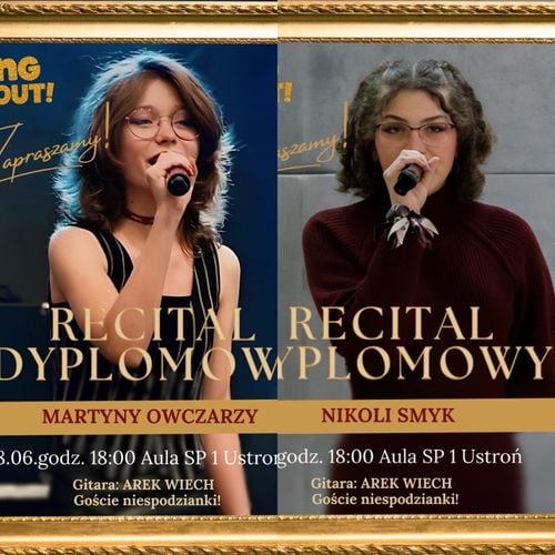 Recital dyplomowy Martyny Owczarzy i Nikoli Smyk w Ustroniu