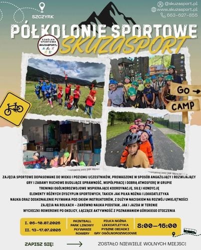 Letnie półkolonie sportowe w Szczyrku z Skuzasport