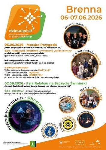 Długi weekend 5-7 czerwca w Brennej: Weselna Biesiada, Festiwal Dziewięćsił i Piknik Rodzinny