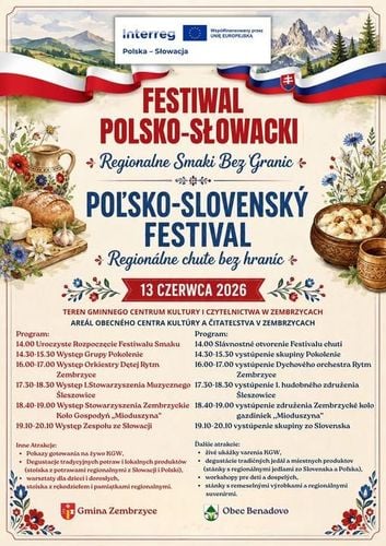 Festiwal Polsko-Słowacki Regionalne Smaki w Zembrzycach