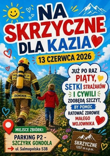 Charytatywna Wędrówka na Skrzyczne dla Kazia w Szczyrku