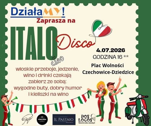 Italo Disco 2 – włoska fiesta na Placu Wolności w Czechowicach-Dziedzicach