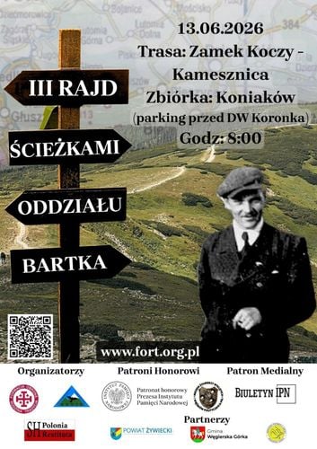 III Rajd Szlakiem Oddziału Bartka z Koniakowa do Kamesznicy