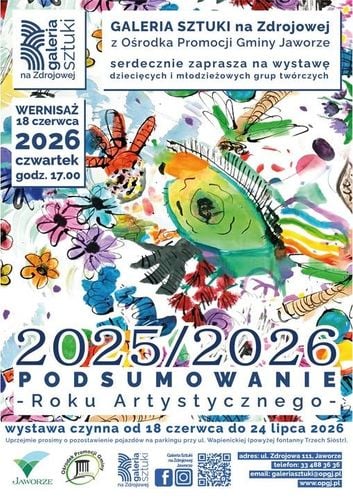 Wernisaż i wystawa prac dzieci i młodzieży w Jaworzu