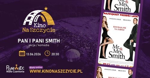 Kino pod gwiazdami: Pan i Pani Smith na Małej Czantorii w Ustroniu