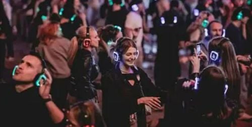 Silent Disco na dachu Cavatina Hall w Bielsku-Białej