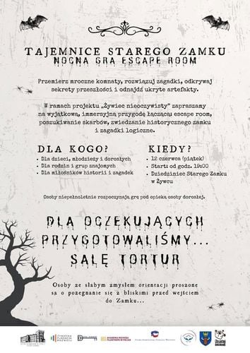Nocna gra escape room na Starym Zamku w Żywcu