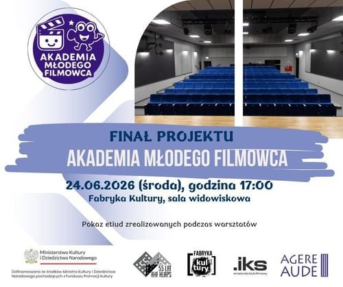 Finał warsztatów filmowych Akademii Młodego Filmowca w Chybiu