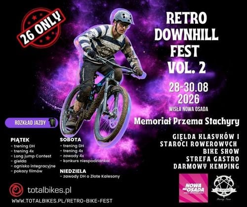 Retro Downhill Fest 2026 w Wiśle – trzy dni rowerowych emocji