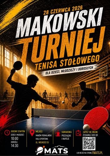 I Makowski Turniej Tenisa Stołowego w Makowie Podhalańskim