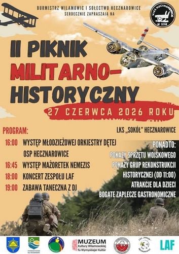 II Piknik Militarno-Historyczny w Wilamowicach z pokazami i koncertami