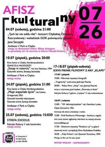 XXVII Piknik Filmowy z AKF „Klaps” w Cieszynie – wystawy i pokazy filmowe