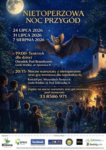 Nietoperzowa Noc Przygód w Górkach Wielkich – warsztaty i gra terenowa