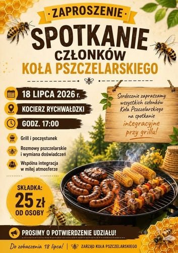 Integracyjne spotkanie Koła Pszczelarskiego w Kocierzu Rychwałdzkim