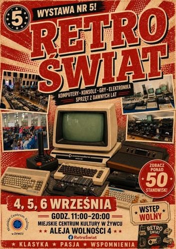Retro Świat 5 – wystawa klasycznej elektroniki i gier w Żywcu