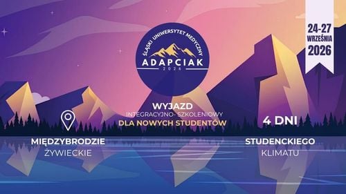 Adapciak ŚUM 2026 – integracyjny wyjazd dla nowych studentów w Międzybrodziu Żywieckim