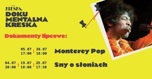 Dokumentalne seanse: „Monterey Pop” i „Sny o słoniach” w Kinie Kreska w Bielsku-Białej