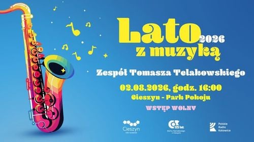 Koncert Zespołu Tomasza Telakowskiego w Parku Pokoju w Cieszynie
