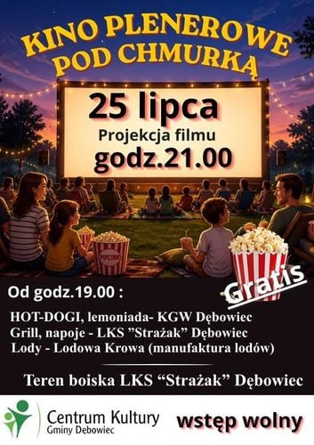 Letni Wieczór z Kinem Plenerowym w Dębowcu