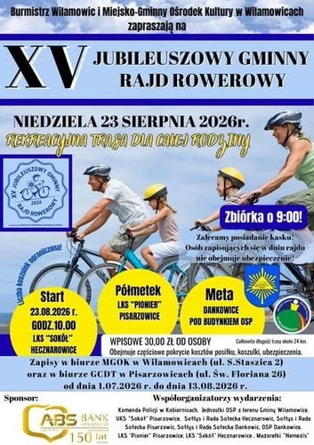 XV Jubileuszowy Rajd Rowerowy w Wilamowicach – Rodzinna Trasa 24 km