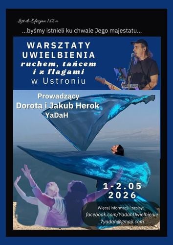 Warsztaty uwielbienia ruchem, tańcem i z flagami