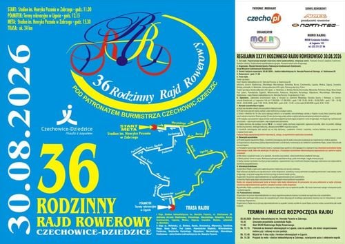XXXVI Rodzinny Rajd Rowerowy w Czechowicach-Dziedzicach