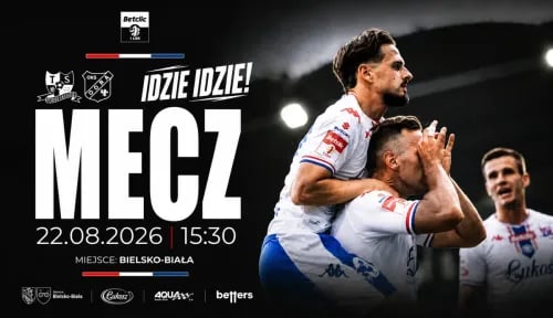 Mecz TS Podbeskidzie Bielsko-Biała z Odrą Opole na Stadionie Miejskim