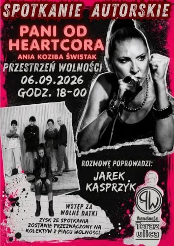 Spotkanie autorskie z Anią Kozibą Świstak o punkowej muzyce