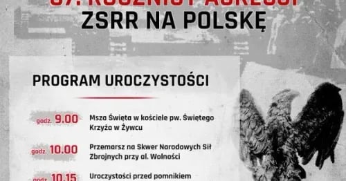 Obchody rocznicy agresji ZSRR na Polskę w Żywcu
