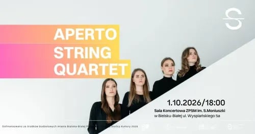 Aperto String Quartet z koncertem w Bielsku-Białej