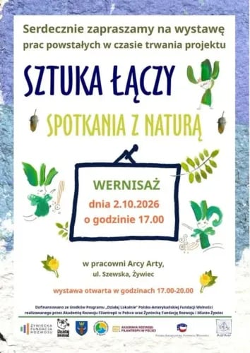 Wernisaż podsumowujący projekt Sztuka łączy w Żywcu