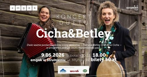 Wyjątkowy koncert duetu Cicha & Betley w Strumieniu