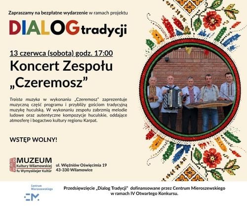 🎶 Koncert zespołu „Czeremosz" - muzyka huculska na żywo!