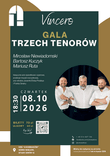 Gala Trzech Tenorów Vincero w CEK U Kossaków w Górkach Wielkich