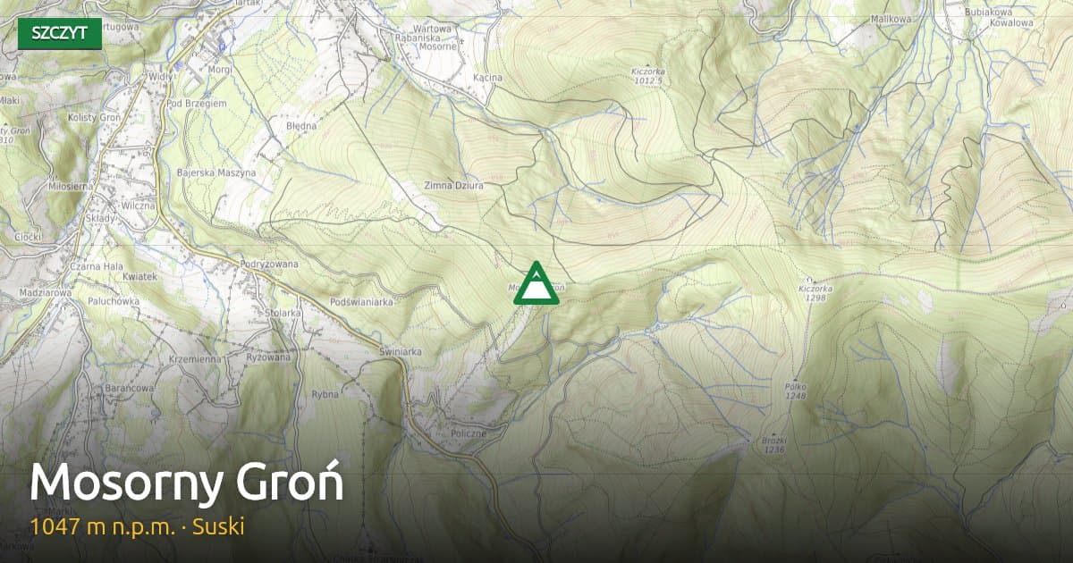 Mosorny Groń