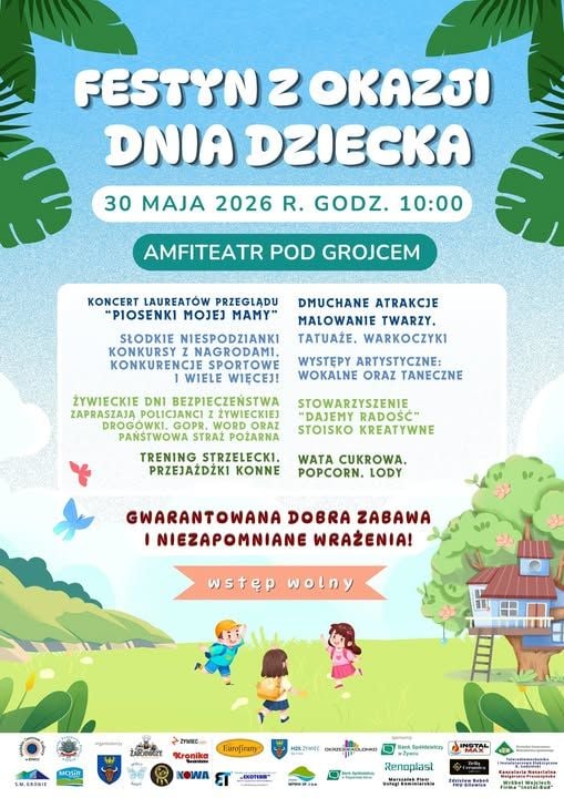Rodzinny Festyn z Okazji Dnia Dziecka w Amfiteatrze pod Grojcem