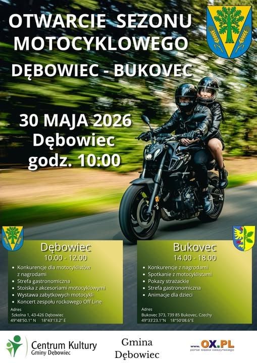 Sezon Motocyklowy 2026: Dębowiec i Bukowiec na Start!