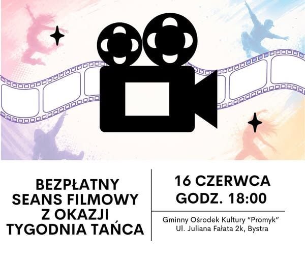 Bezpłatny seans filmowy w Bystrej z okazji Tygodnia Tańca