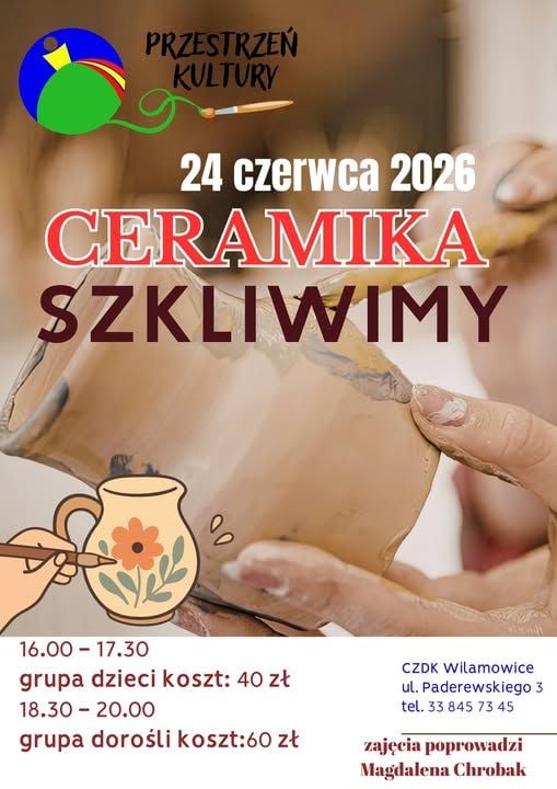 Ceramiczne warsztaty szkliwienia w Wilamowicach