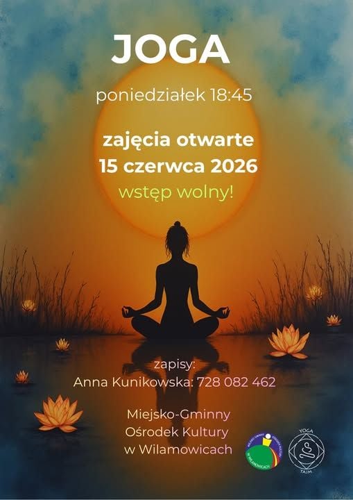 Pokazowe zajęcia jogi w Wilamowicach – 15 czerwca 2026