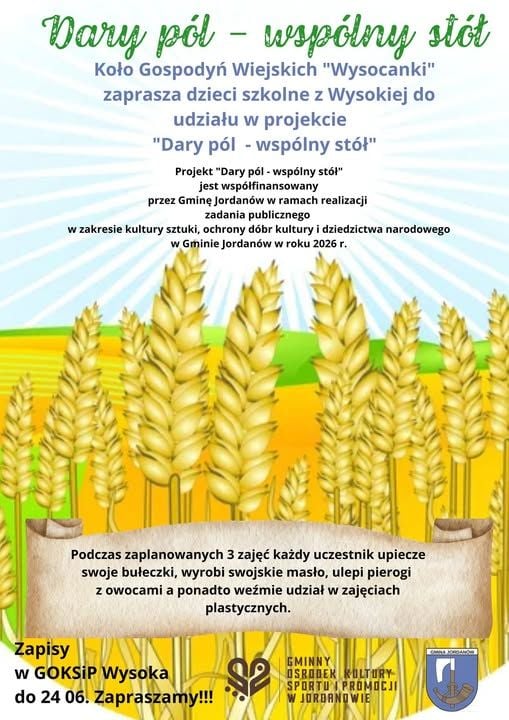 Letnie warsztaty kulinarne i artystyczne KGW Wysocanki w Wysokiej