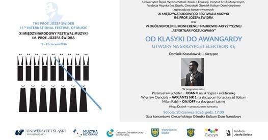 Koncert skrzypcowy z elektroniką w Cieszynie – od klasyki do awangardy